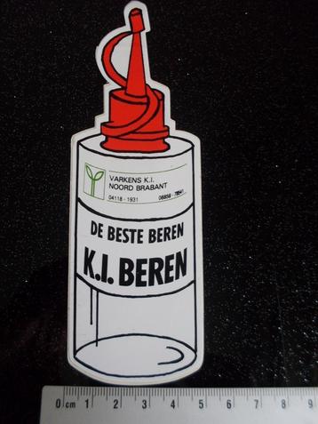 sticker K.I. Beren varkens noord brabant logo de beste beren beschikbaar voor biedingen