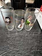 Vintage Glazen Kennedy, Geesink, Margriet Set van 3, Antiek en Kunst, Ophalen