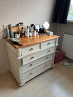 Witte geloogd grenen commode, Ophalen, Zo goed als nieuw, 50 tot 75 cm, Minder dan 100 cm