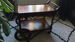 Bed breakfast B en B ontbijt kar trolley bijzettafel, Gebruikt, 50 tot 100 cm, Vintage (1950-1985), Rechthoekig