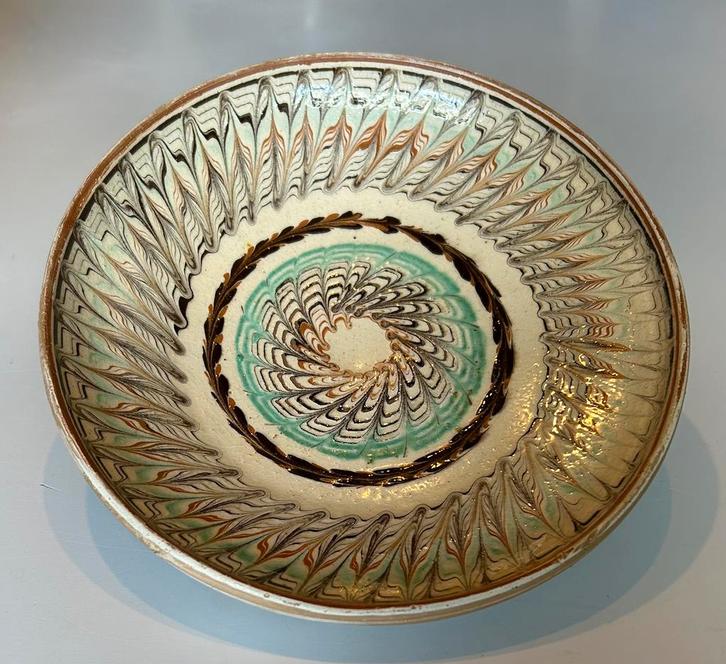Horezu borden Antiek uit Roemenië, Antiek en Kunst, Antiek | Keramiek en Aardewerk, Ophalen of Verzenden