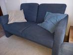Blauw stoffen bankstel 2 en 2,5 zits: gratis af te halen, Huis en Inrichting, Ophalen, 150 tot 200 cm, 75 tot 100 cm, Zo goed als nieuw