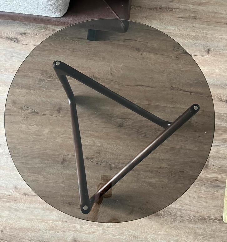 Dutchbone Naia Salontafel Rond 80 cm, Huis en Inrichting, Tafels | Salontafels, Zo goed als nieuw, 75 cm of meer, 50 tot 100 cm