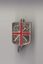 Mijnwerker broche Limburg Mijnen, Gebruikt, Niet vindbaar, Niet vindbaar, Speldje of Pin
