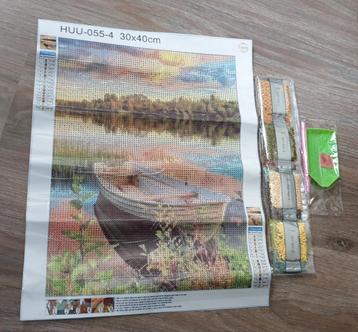 Diamond Painting Ronde Steentjes - Nieuw 30x40  beschikbaar voor biedingen