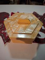 Halex Vintage Zeshoekig Doosje van bakeliet, Ophalen of Verzenden