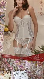 Lingerie 3 delig zgan, Ophalen of Verzenden, Wit, Setje