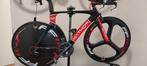 TijdritFiets Volledig Carbon Race Ready, Gebruikt, Carbon, 15 tot 20 versnellingen, 53 tot 57 cm