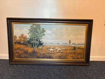 Schilderij met schapen beschikbaar voor biedingen
