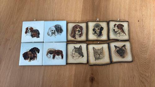 10 dieren wandtegels, Antiek en Kunst, Antiek | Wandborden en Tegels, Ophalen of Verzenden