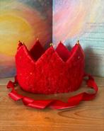 Waldorf vilten verjaardagskroon wol en vilt, Verzenden, Zo goed als nieuw, Figuurtje(s), Wolvilt