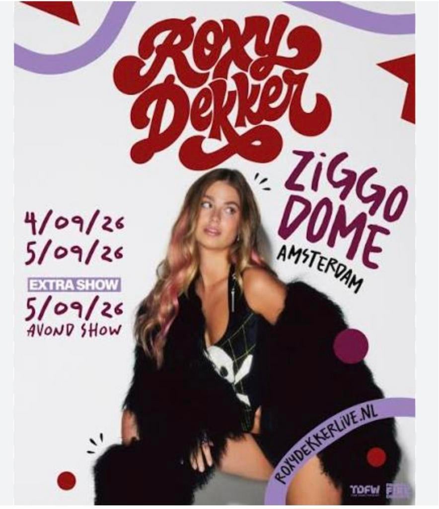 Roxy dekker tickets, Twee personen