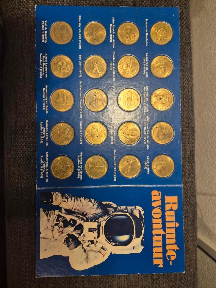 Oude Ruimtevaart Munten set, Postzegels en Munten, Munten en Bankbiljetten | Verzamelingen, Munten, Nederland en Buitenland, Ophalen of Verzenden