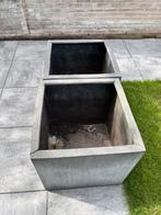 Tuinbak polyester betonlook 60x60x60, Tuin en Terras, Bloembakken en Plantenbakken, Ophalen, Zo goed als nieuw, Kunststof, Minder dan 60 cm