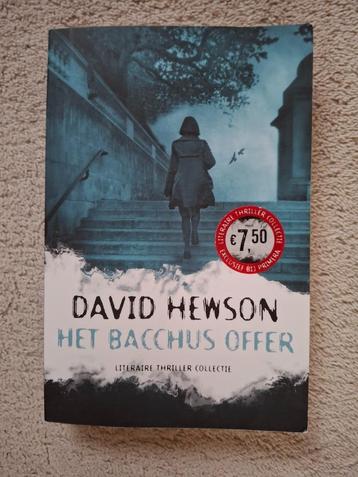 Het Bacchus Offer, schrijver David Hewson beschikbaar voor biedingen