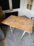 Bureau met schragen, Huis en Inrichting, Bureaus, Ophalen, Zo goed als nieuw, Bureau