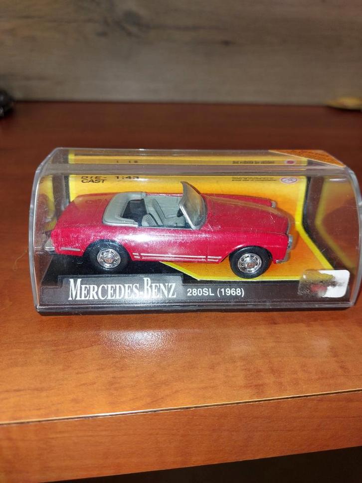Mercedes 230 SL Cabrio 1968 - Klassieker!, Hobby en Vrije tijd, Modelauto's | 1:43, Gebruikt, Auto, Overige merken, Ophalen of Verzenden