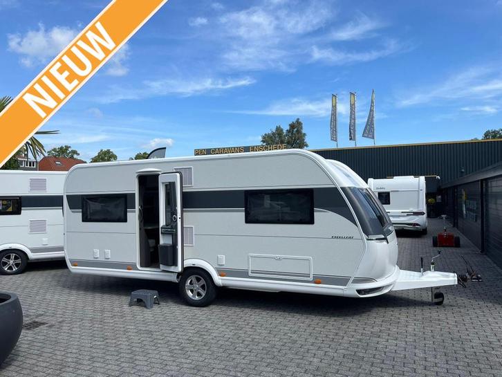 Hobby Excellent 560 CFE ACTIEPRIJS!!, Caravans en Kamperen, Caravans, Bedrijf, tot en met 4, 1250 - 1500 kg, Rondzit, Hobby, Frans bed