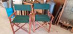 2 spiksplinternieuwe regisseurstoelen, Ophalen of Verzenden, Zo goed als nieuw, Hout