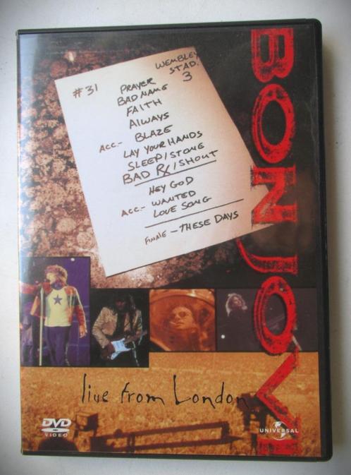 Bon Jovi Live from London~Bonjovi~DVD~Wembley~1995, Cd's en Dvd's, Dvd's | Muziek en Concerten, Zo goed als nieuw, Muziek en Concerten