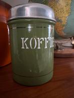 Antieke groene koffiebus, Antiek en Kunst, Ophalen of Verzenden