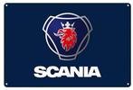 SCANIA - TRUCK : Metalen Bord Logo Scania, Verzenden, Nieuw, Auto's