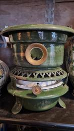 Emaille Petroleumstel - Haller Original, Antiek en Kunst, Antiek | Lampen, Ophalen of Verzenden