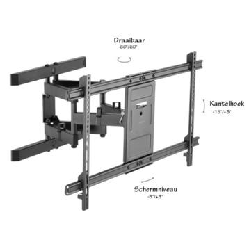 Ophangbeugel Muur / Cinema Wall 70 75 77 82 85 86 90 inch TV beschikbaar voor biedingen