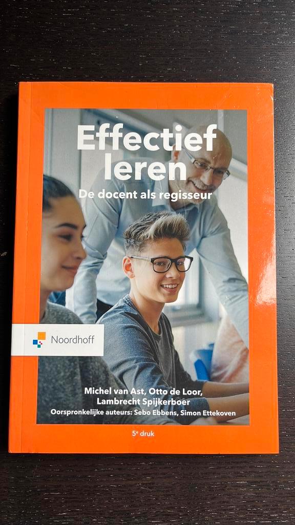 Sebo Ebbens - Effectief leren, Boeken, Wetenschap, Zo goed als nieuw, Sociale wetenschap, Ophalen of Verzenden