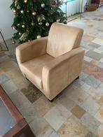 Mooie lederen clubfauteuil, Huis en Inrichting, Fauteuils, Ophalen, Gebruikt, Leer, 75 tot 100 cm