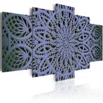 266 Abstract Art 5 Luik Canvas XXL Schilderij 200x100cm, Ophalen of Verzenden