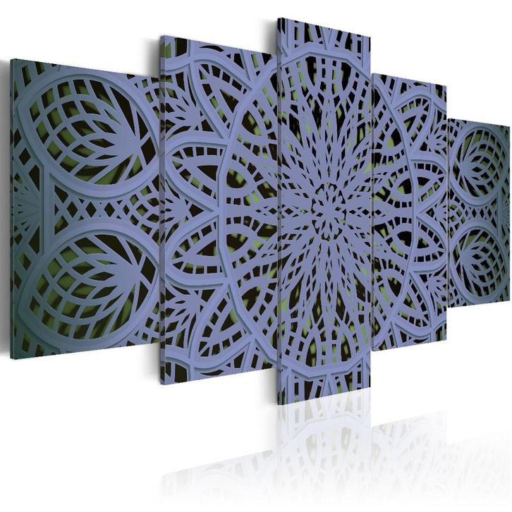 266 Abstract Art 5 Luik Canvas XXL Schilderij 200x100cm, Antiek en Kunst, Kunst | Schilderijen | Klassiek, Ophalen of Verzenden