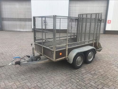 Te koop anssems machinetransporters tandemasser aanhanger, Auto diversen, Aanhangers en Bagagewagens, Zo goed als nieuw, Ophalen of Verzenden