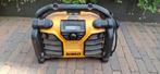 Dewalt dcr016 bouwradio incl 4ah originele dewalt accu., Ophalen of Verzenden, Zo goed als nieuw, Bouwradio