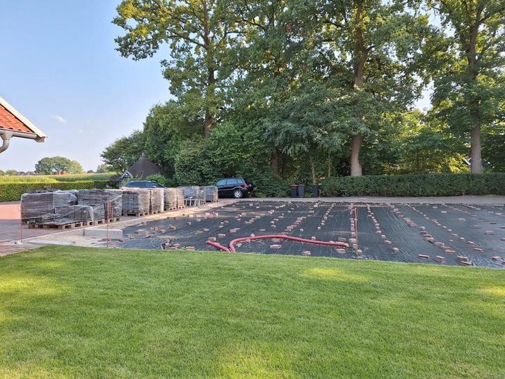 Anti worteldoek, Tuin en Terras, Grind, Keien en Split, Zo goed als nieuw, Overige typen, Zwart, Overige materialen, Ophalen