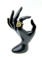 Zilveren panterring met toermalijn en zirkonia, 19 mm, Sieraden, Tassen en Uiterlijk, Ringen, Info@zilverwebsite.nl, Verzenden