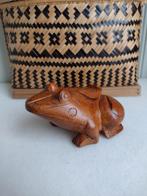 Vintage! Kikker hout handmade doosje, Antiek en Kunst, Ophalen of Verzenden