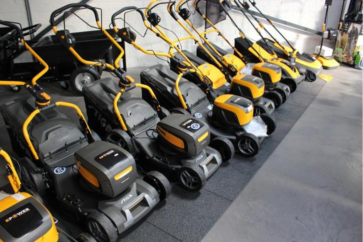 JCC herfst opruiming: 20% korting op alle maaiers!, Tuin en Terras, Grasmaaiers, Nieuw, Benzine-grasmaaier, 50 cm of meer, Cirkelmaaier