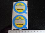 2x sticker alfa-laval service logo, Verzenden, Zo goed als nieuw, Bedrijf of Vereniging