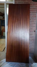 Mahonie fineer binnendeur, Doe-het-zelf en Verbouw, Deuren en Horren, Ophalen, Gebruikt, Minder dan 80 cm, Binnendeur