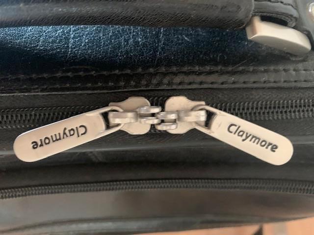 Claymore werk koffer leer, Ophalen, Wieltjes, Zo goed als nieuw, Minder dan 35 cm