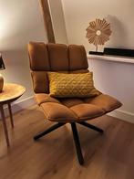 Fauteuil micro leder, Huis en Inrichting, Fauteuils, Ophalen, Hout, 75 tot 100 cm, Zo goed als nieuw