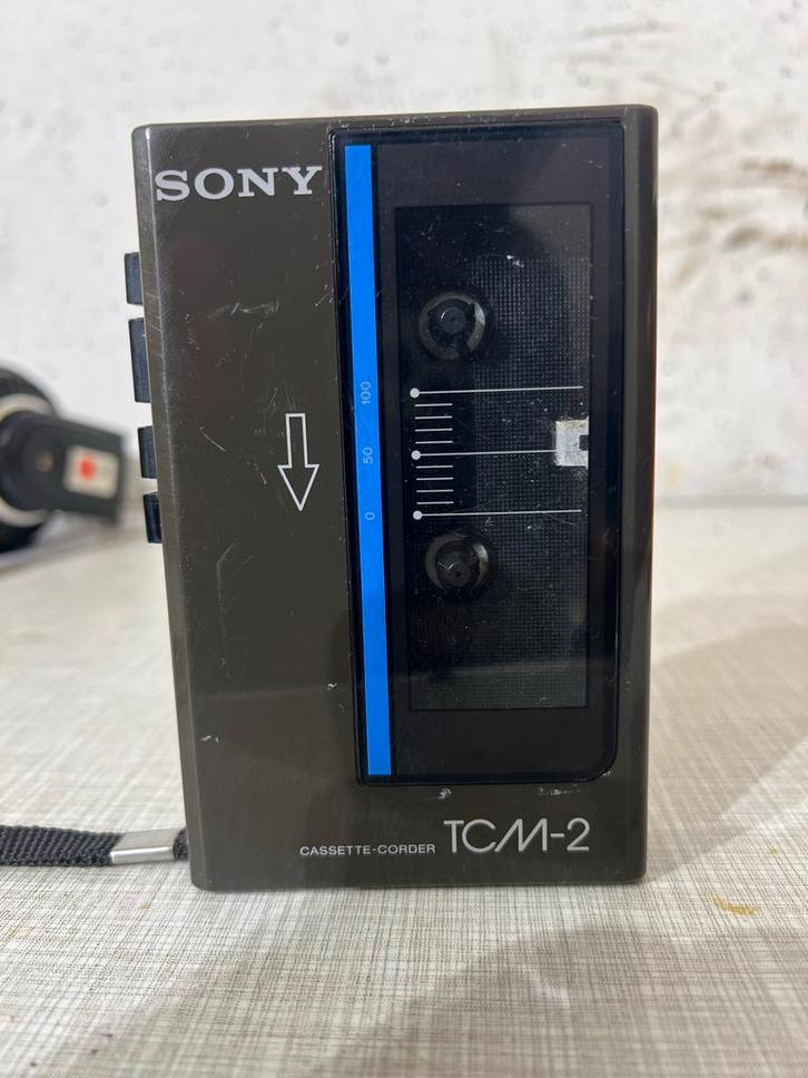 Sony TCM-2 Cassette-Corder – Vintage recorder (Japan, 1981), Audio, Tv en Foto, Walkmans, Discmans en Minidiscspelers, Walkman