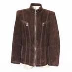 Mooie Zacht Suede Gerry Weber Dames Jas (Maat 44) € 200,-, Bruin, Maat 42/44 (L), Nieuw, Ophalen of Verzenden