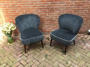 Vintage Dutchbone Cocktailstoelen - Nederlands Design beschikbaar voor biedingen