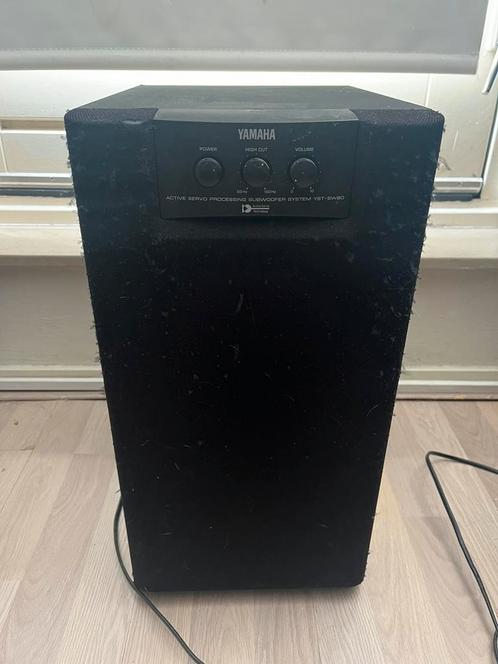 Yamaha YST-SW80 (100 watts), Audio, Tv en Foto, Luidsprekers, Gebruikt, Subwoofer, 60 tot 120 watt, Overige merken, Ophalen