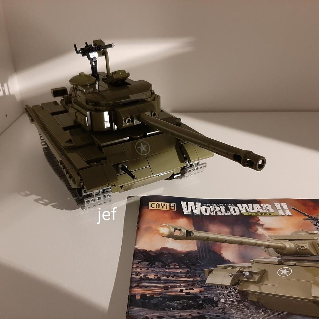 Cayi US M26 Pershing Heavy Tank WW2 schaal 1:35, Verzenden, Gebruikt, Overige merken