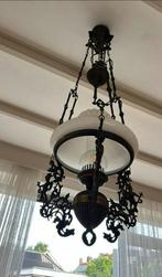 Antieke Hanglamp - Uniek Design!, Huis en Inrichting, Lampen | Hanglampen, Ophalen of Verzenden, Gebruikt, Glas, 75 cm of meer