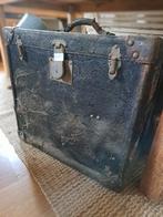 Super stoere oude transport kist reiskoffer antiek, Antiek en Kunst, Curiosa en Brocante, Ophalen of Verzenden