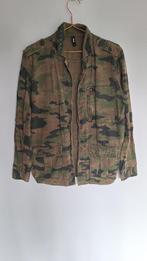 Stoere camouflage army jacket met studs Eksept maat S, Nieuw, Ophalen of Verzenden, Maat 36 (S), Groen